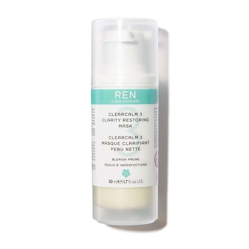 Da Nhờn Mụn REN Mặt Nạ Cho Da Mụn ClearCalm3 Clarity Restoring Mask 50ml Da Nhờn Mụn REN Mặt Nạ Cho Da Mụn ClearCalm3 Clarity Restoring Mask 50ml