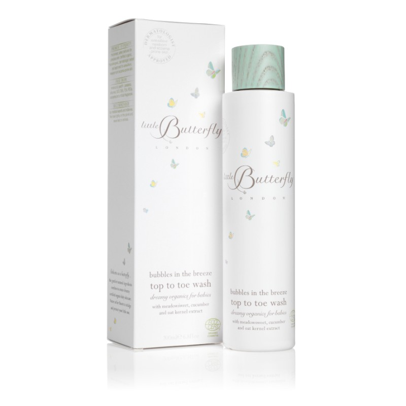 Làm Sạch Little Butterfly London Sữa Tắm Cho Bé Bubbles In The Breeze Top To Toe Wash 200ml Làm Sạch Little Butterfly London Sữa Tắm Cho Bé Bubbles In The Breeze Top To Toe Wash 200ml