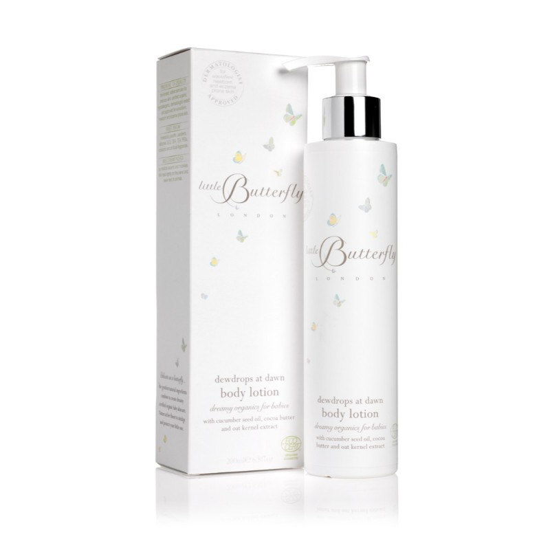 Little Butterfly London,Dewdrops At Dawn Body Lotion For Baby 200ml