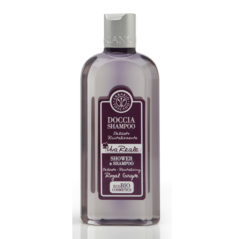 Erbario Toscano,Dầu Tắm Gội Shower Shampoo Royal Grape 250ml